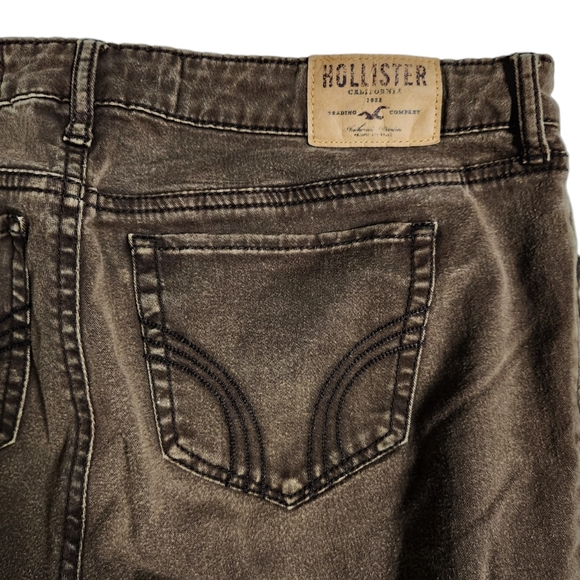 Hollister Straight Leg Low Rise Stretch Brown Jeans  | 11 - Picture 5 of 7